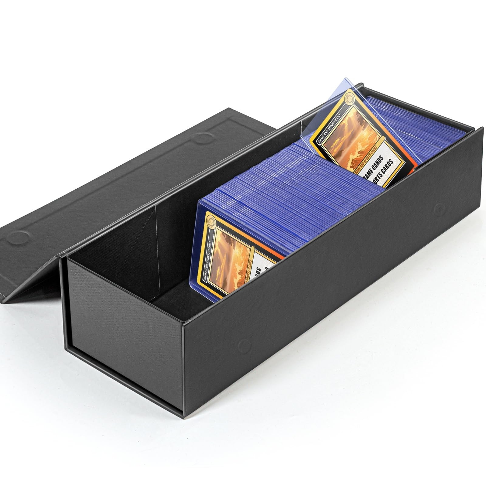 tutata Scatola Porta Carte Collezionabili, 13.0 Pollici x 4.1 x 3.1 Pollici, Nero