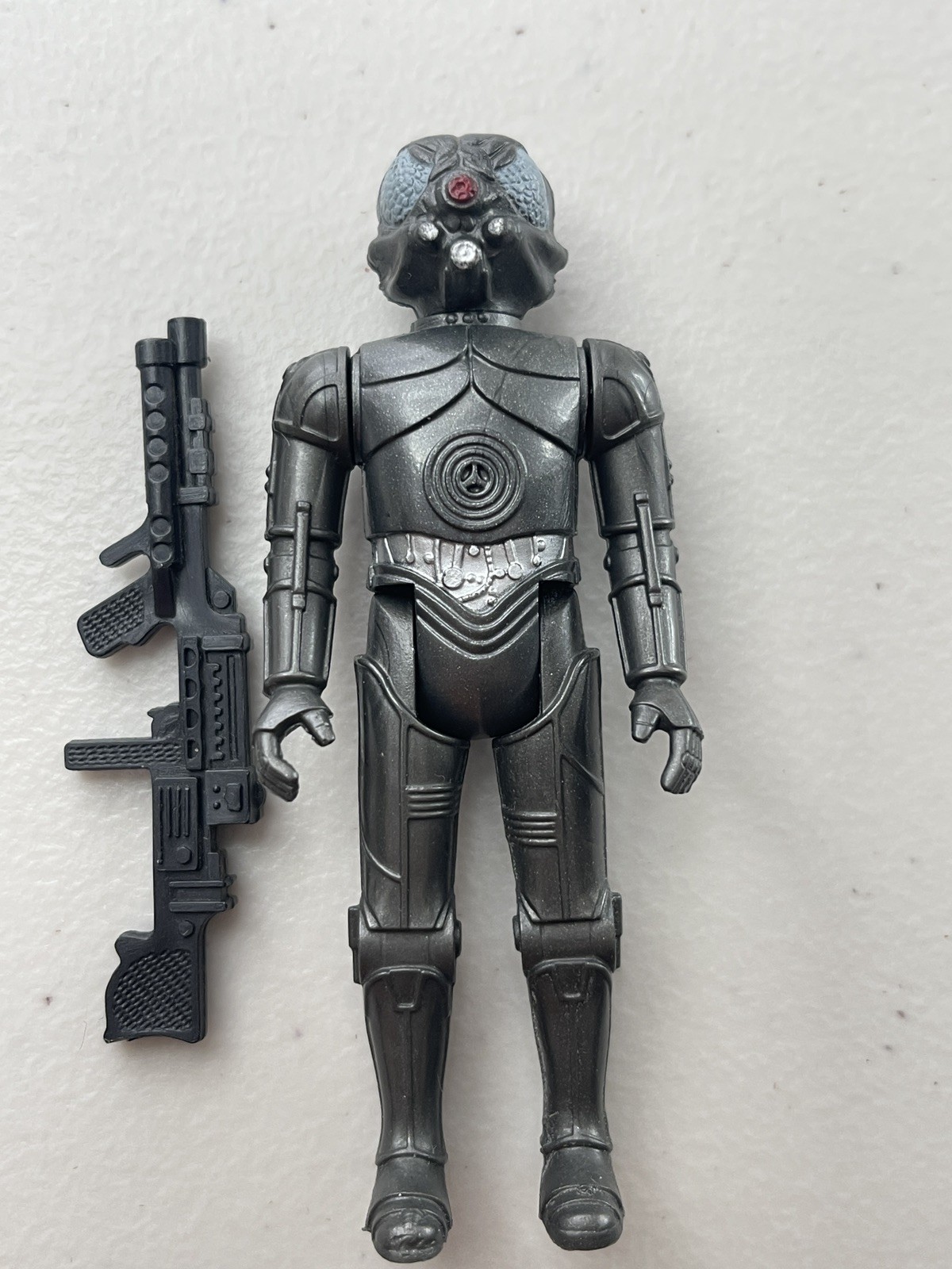 Star Wars Vintage Kenner (4 lom) ZUCKUSS ESB 1982 pulito HK con blaster No Repro