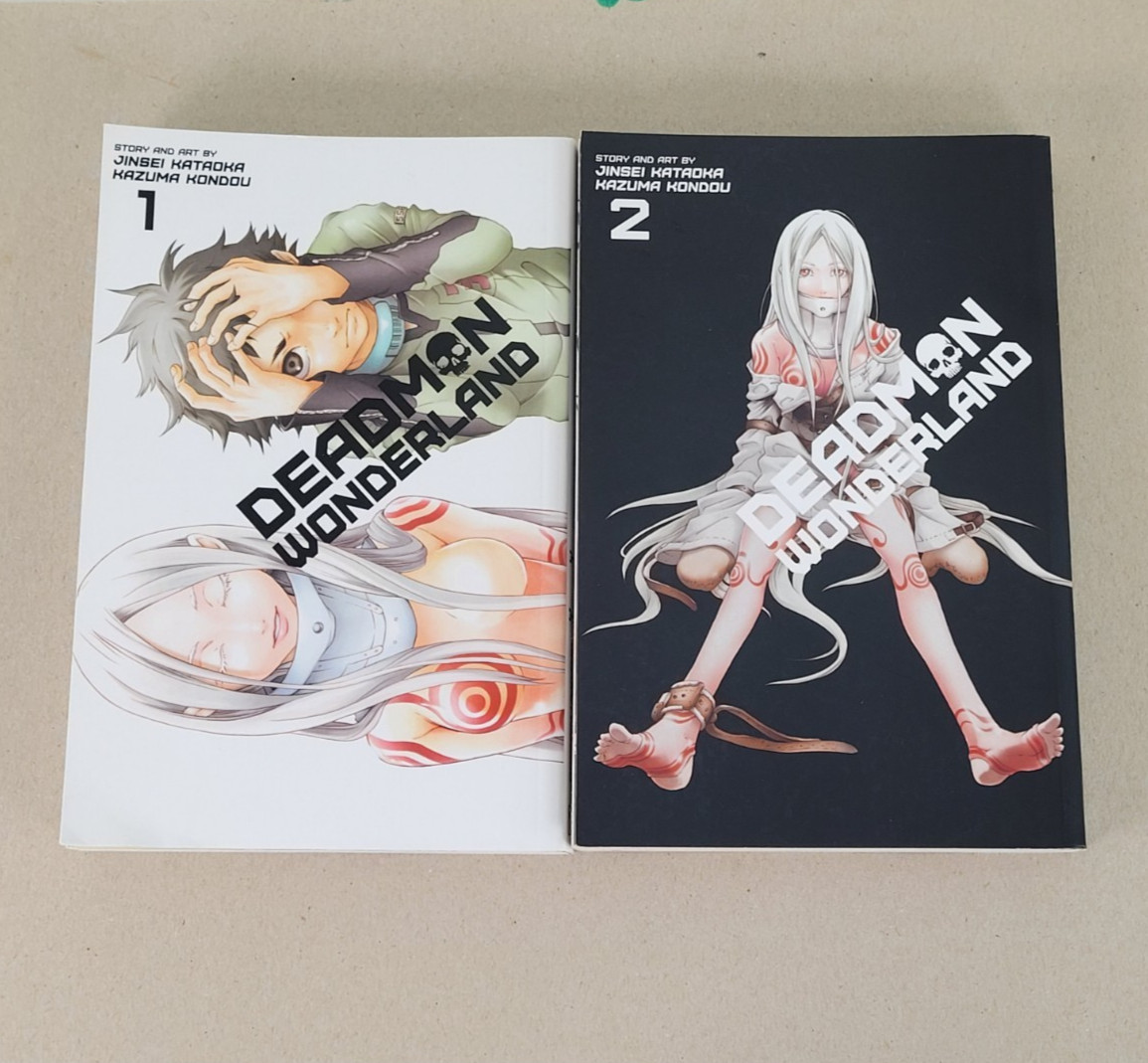 Deadman Wonderland Vol. 1 & 2 by Jinsei Kataoka (Paperback, 2014) Anime, Manga