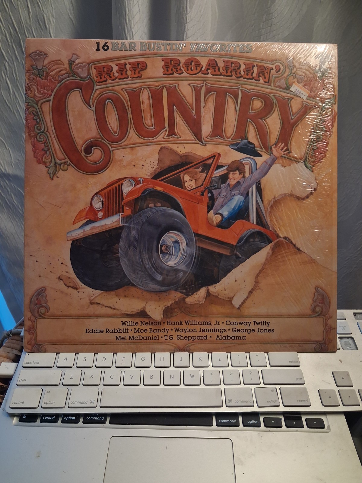 Rip Roarin' Country *compilation *LP *record *NM/NM *1983 *K-Tel *WU3760 *shrink