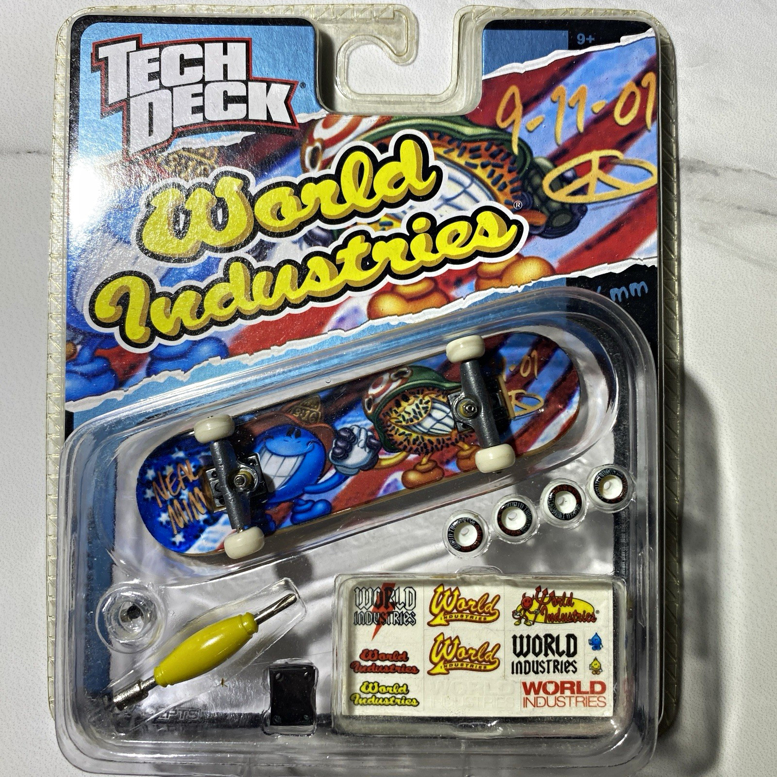 Tech Deck 96mm Neal Mims 9/11 Fingerboard Clamshell Xconcepts Very Rare