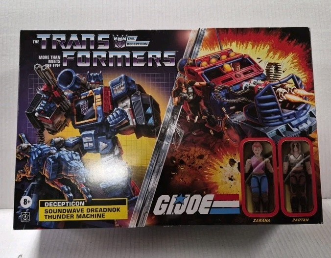 Transformers GI Joe Crossover 2024 Soundwave Dreadnok Thunder Machine 