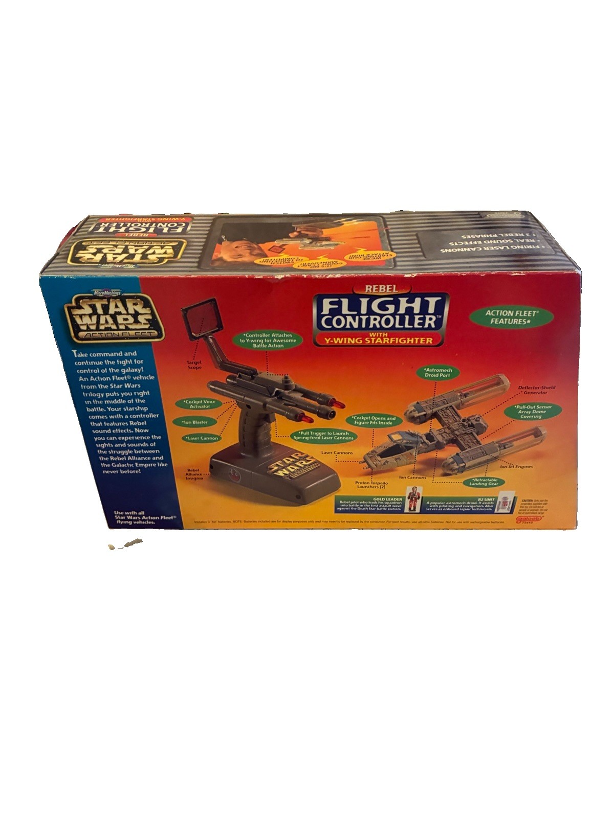 Micro Machines Star Wars Rebel Flight Controller con Luke’s X-Wing Starfighter