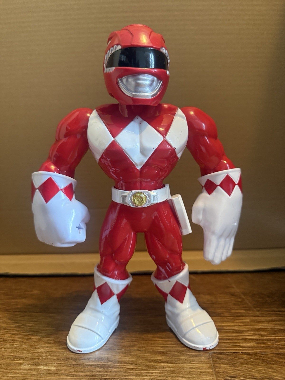 Hasbro Power Rangers Modellino Ranger Rosso 10" V-3252A Usato