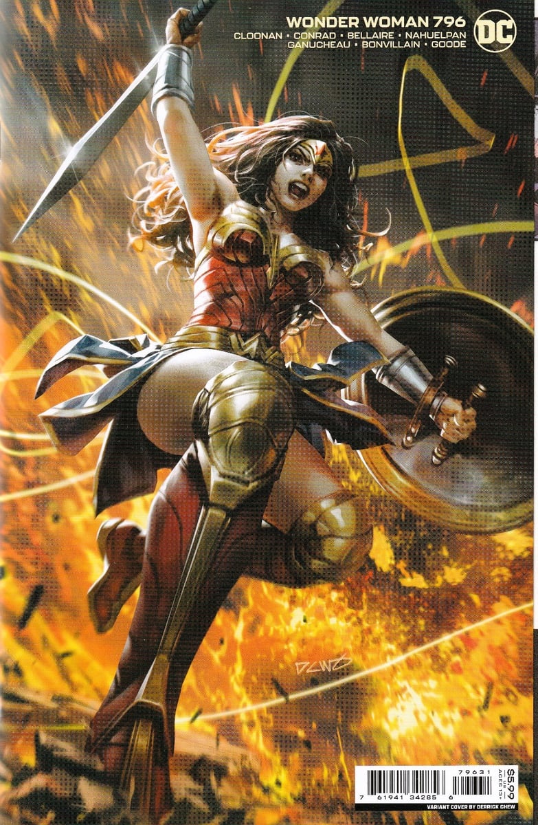 WONDER WOMAN #796 (2016) DERRICK CHEW VARIANTE CARTONCINO ~ NON LETTO NM