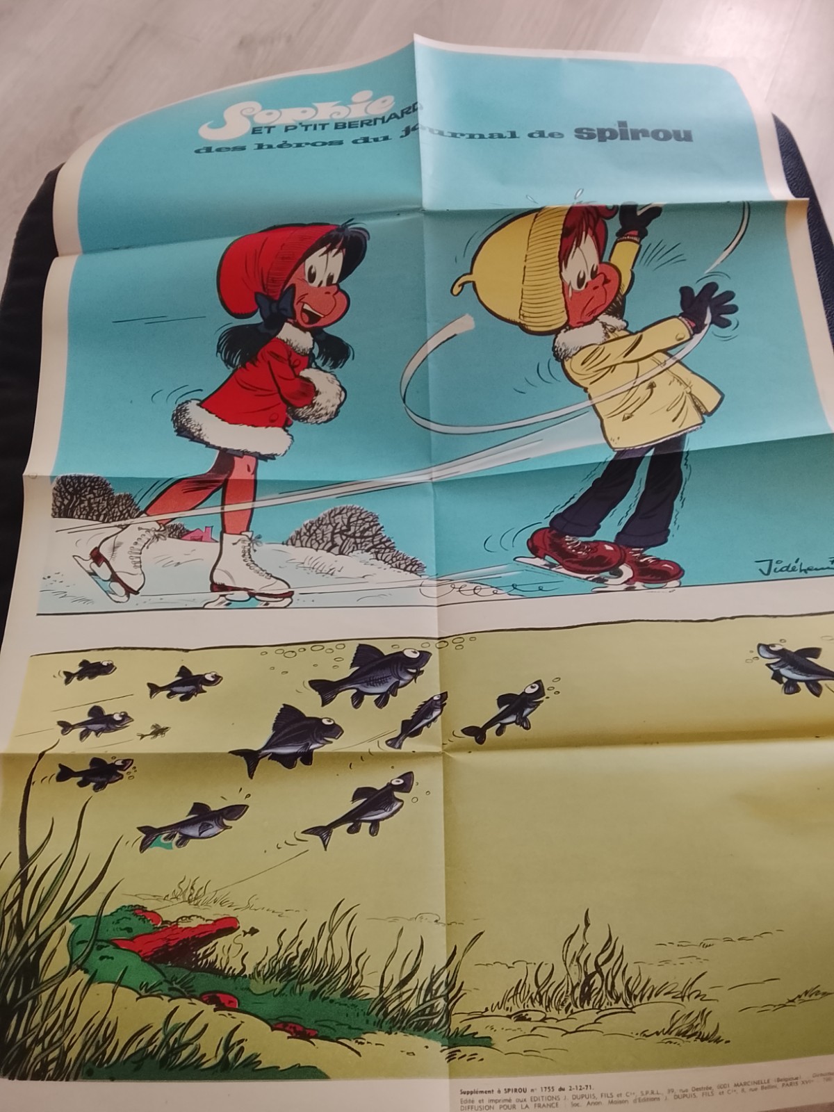 poster  Sophie et p'tit Bernard Jidéhem