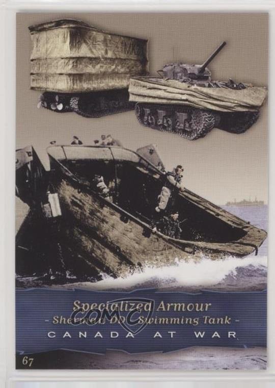 Carro armato nuoto Canada at War Specialized Armour Sherman DD 2009 #67 11pj