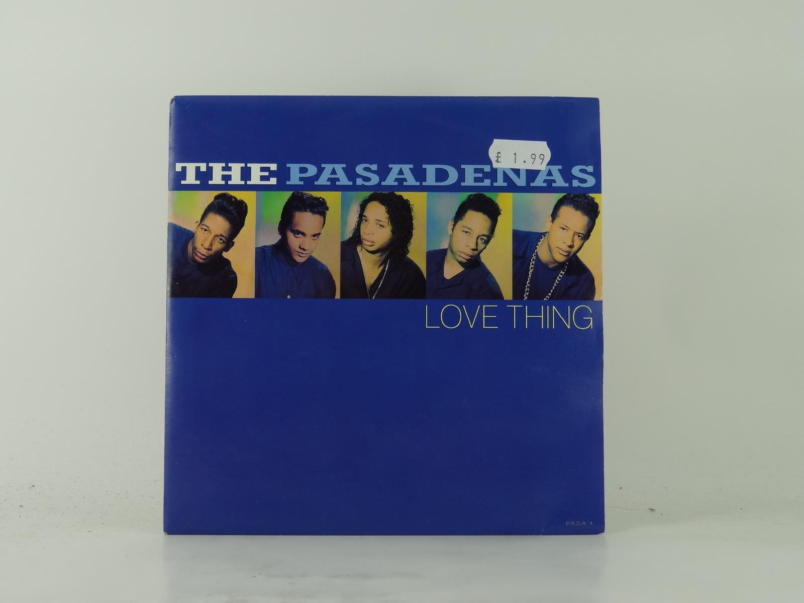 THE PASADENAS LOVE THING (2) (7) 2 Track 7" Single plus Picture Sleeve CBS RECOR