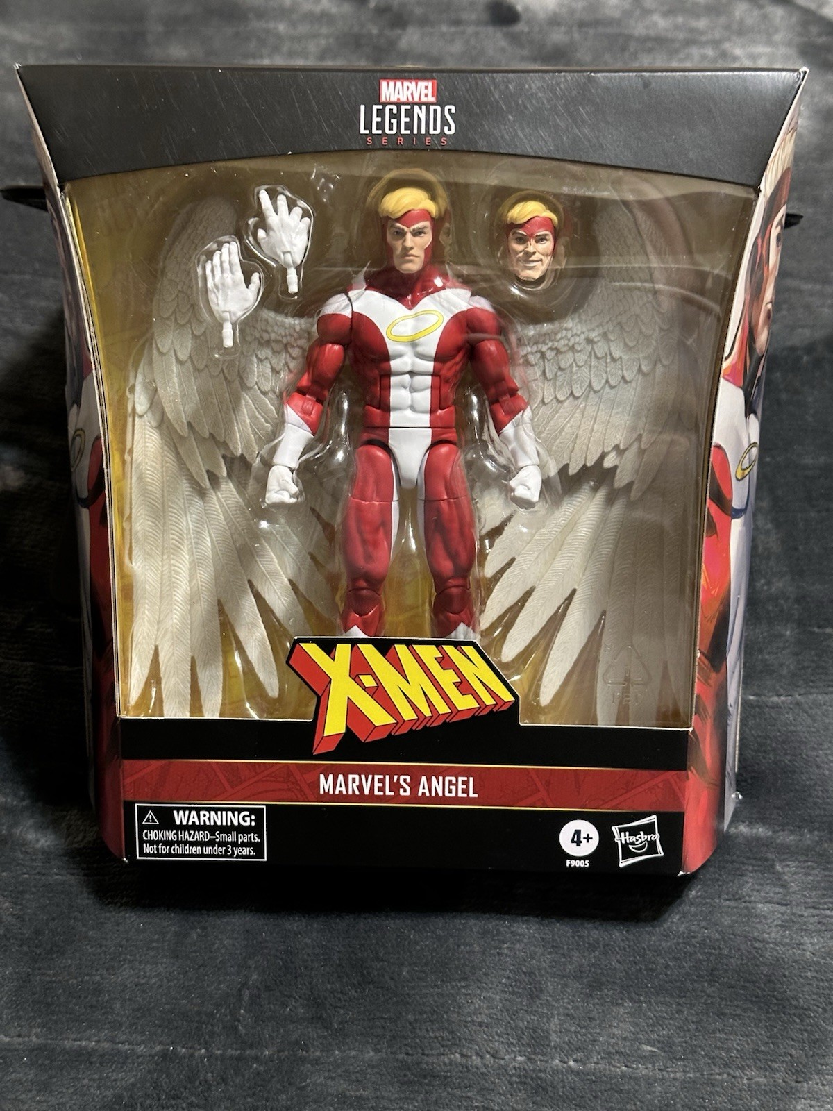 Marvel Legends Series Marvel's Angel Deluxe X-Men Modellino Hasbro Nuovo