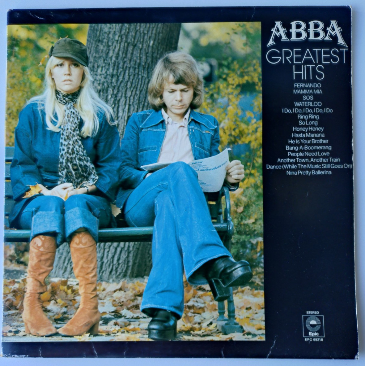 ABBA – Greatest Hits LP UK Epic EPC 69218 A17/B17 Gatefold 1976