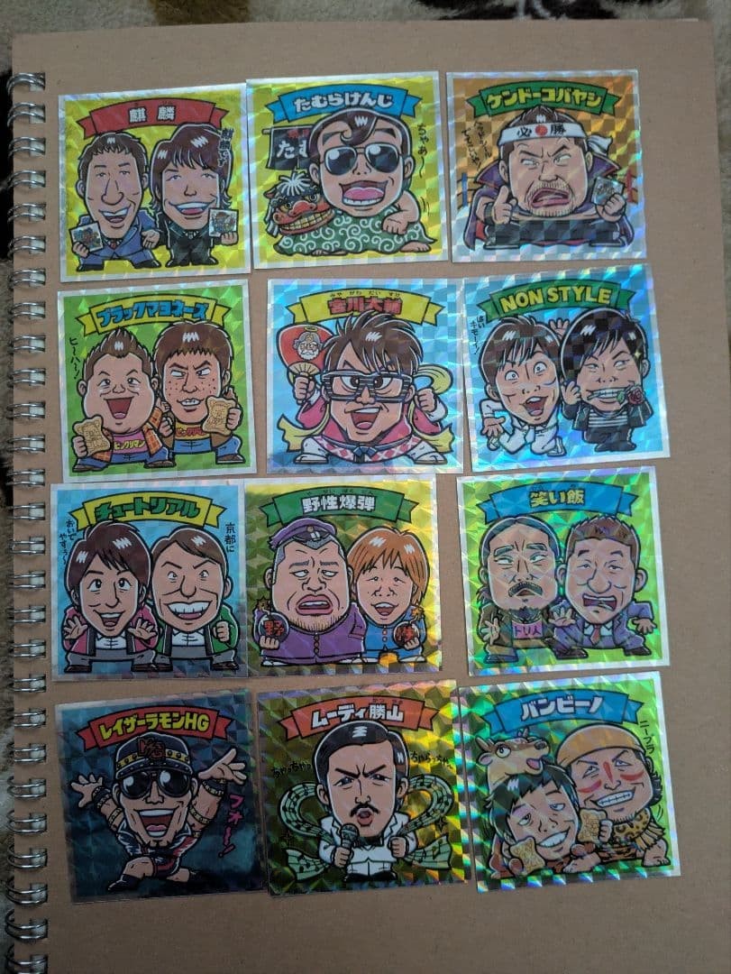 Set completo 24 comici Kansai Yoshimoto eliminati di questa settimana sigillo bikkuriman