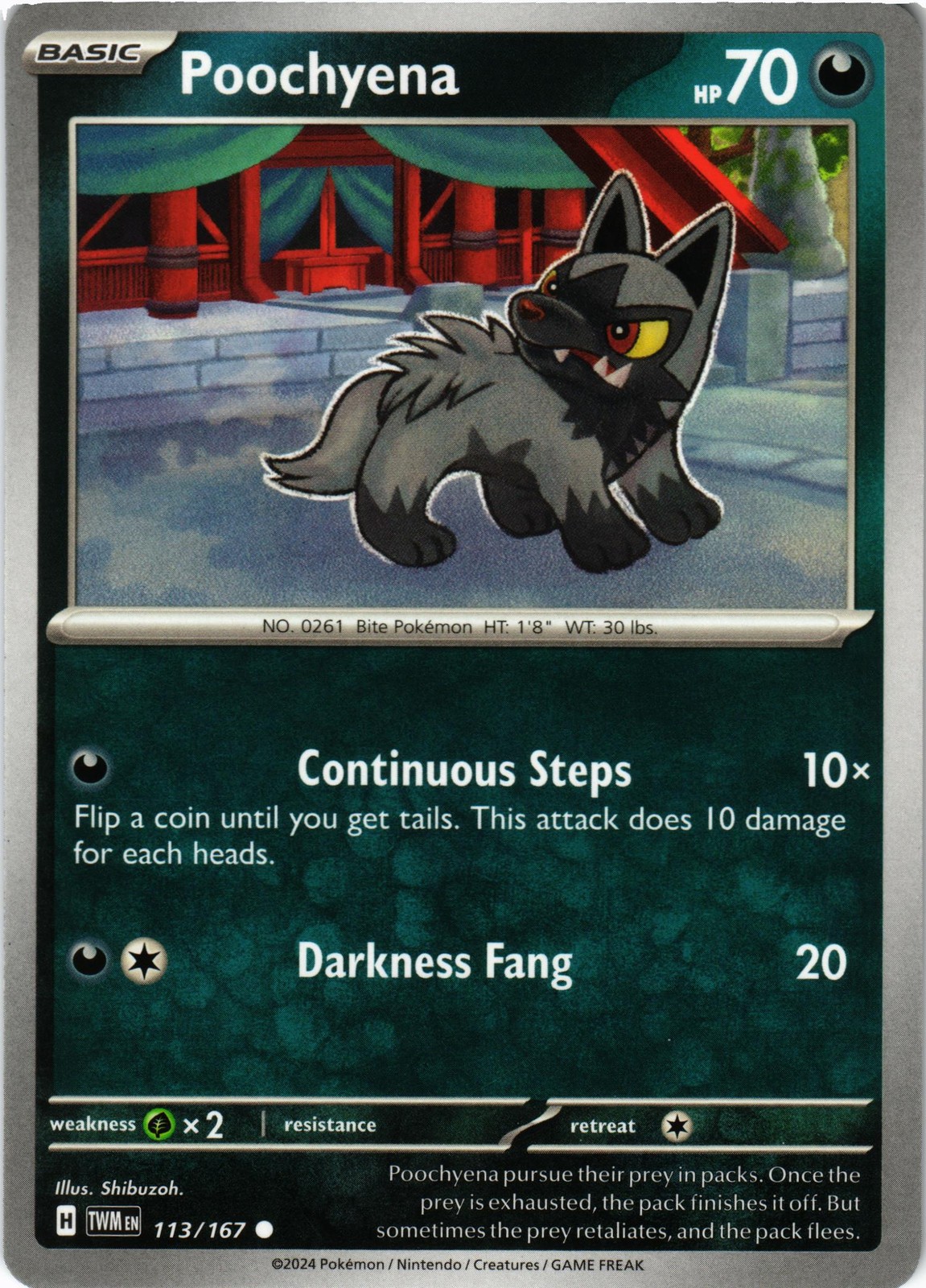 Pokémon SV06: Maschera del Crepuscolo #113/167 Poochyena