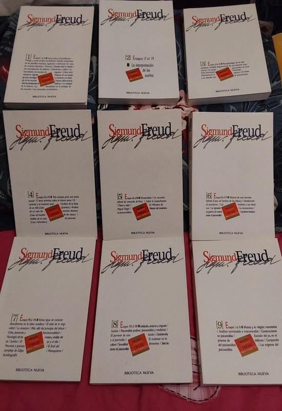 Libros de Psicología.  Coleccion de Sigmund Freud