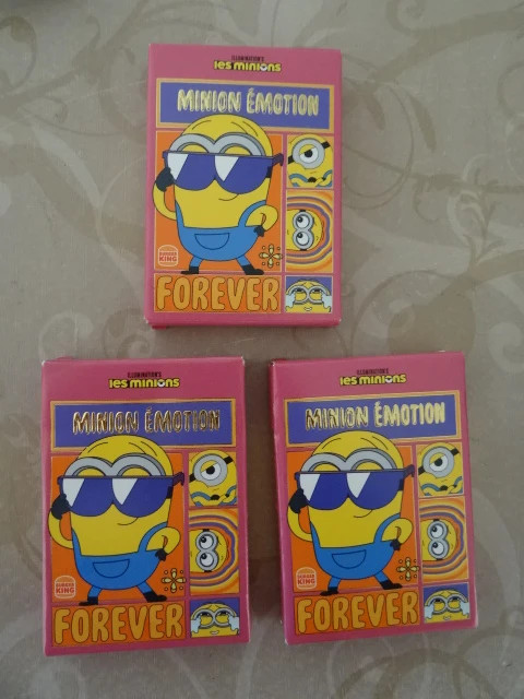 Jeu les Minions émotions Burger King NEUF - Au choix
