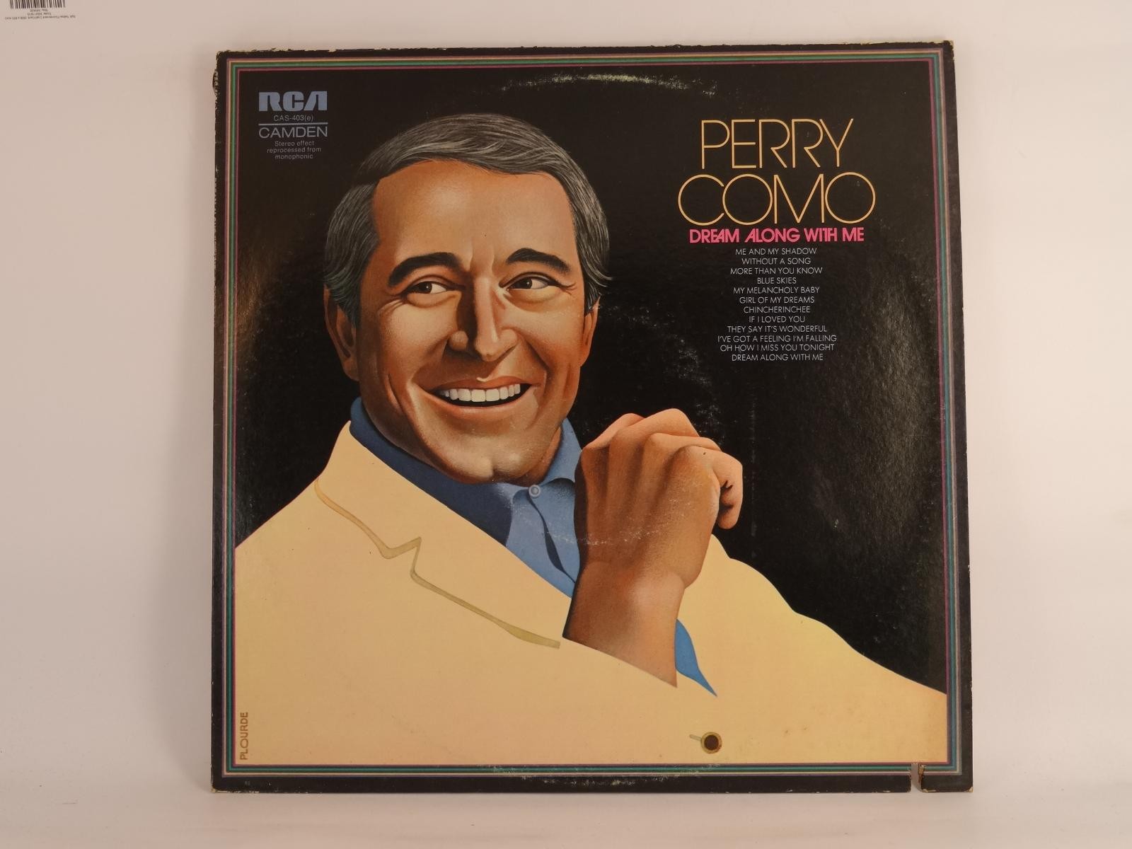 COMO,PERRY DREAM ALONG WITH ME (A) LP RCA CAMDEN