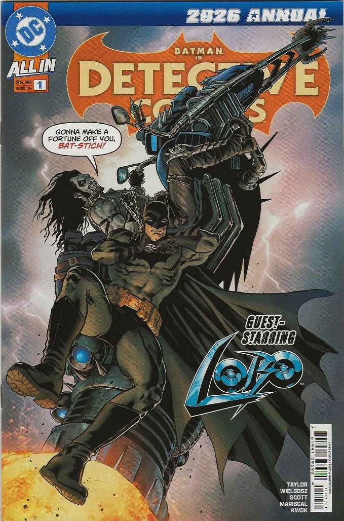 DC DETECTIVE COMICS ANNUALE # 1 (2026) BATMAN LOBO VF+/NM COPERTINA A