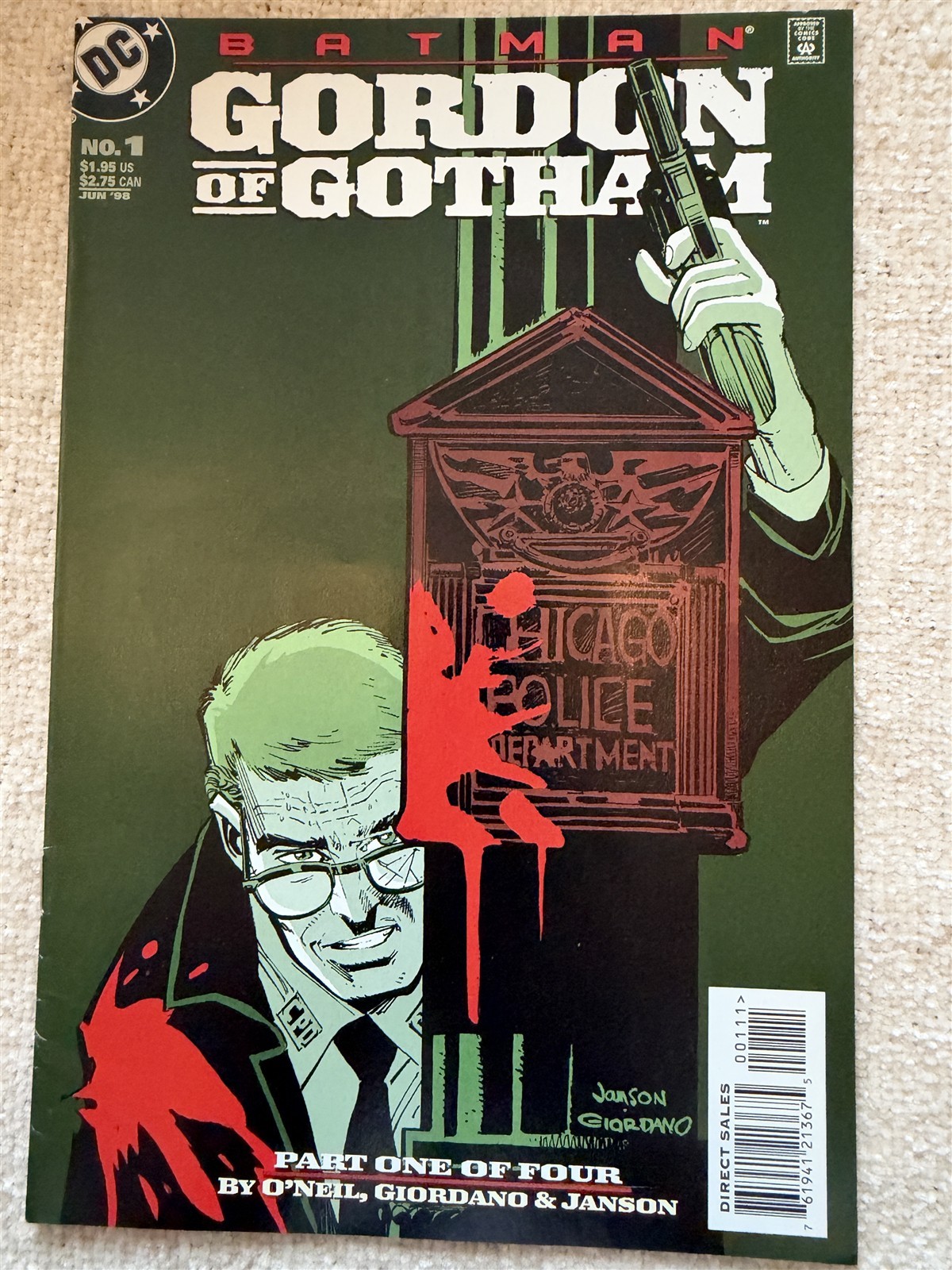 BATMAN : GORDON OF GOTHAM #1 DC Comics 1998 VF
