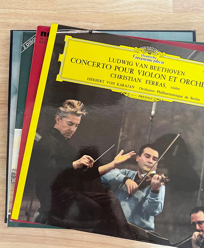 Lot de 4 Vinyles Ludwig van Beethoven