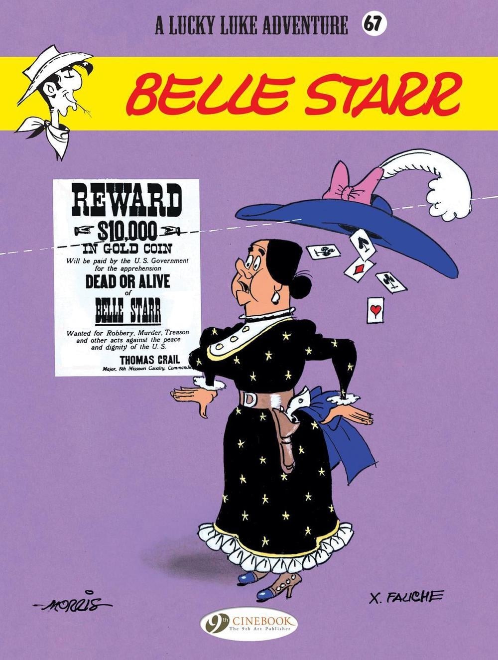 Lucky Luke 67 - Belle Starr di Xavier Fauche (inglese) libro tascabile