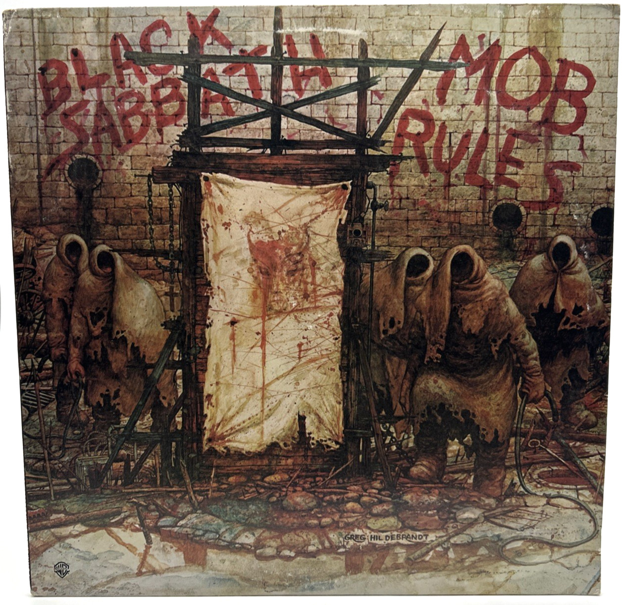 Black Sabbath ‎– Mob Rules" LP 1981  Warner Bros. Records – BSK 3605