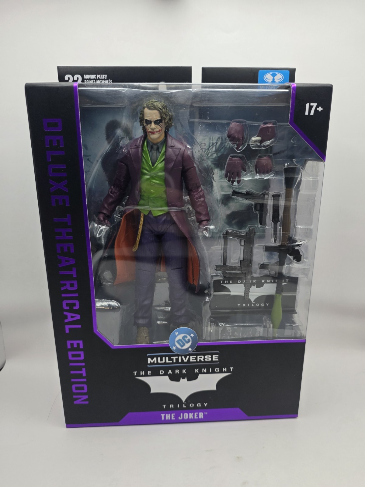 The Joker 7" The Dark Knight Trilogy Edizione Teatrale Deluxe McFarlane DC