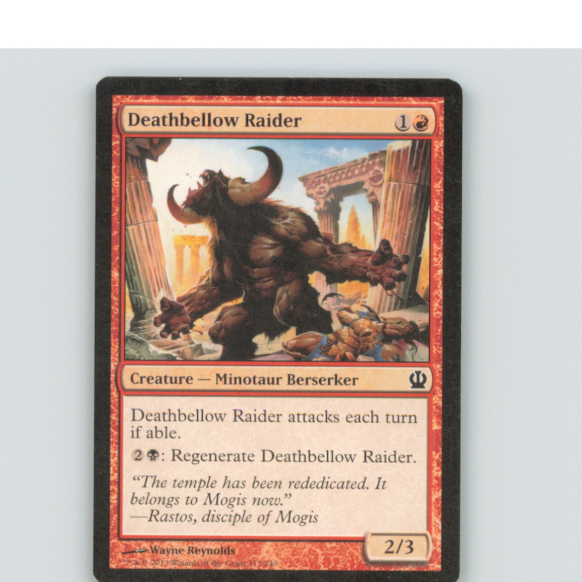 DEATHBELLOW RAIDER 117 C THEROS MAGIC: THE GATHERING NM/M