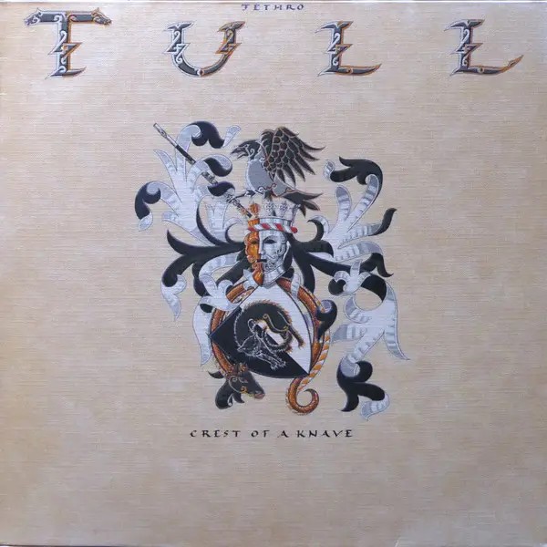 LP Jethro Tull Crest Of A Knave TEXTURED SLEEVE NEAR MINT Chrysalis Records