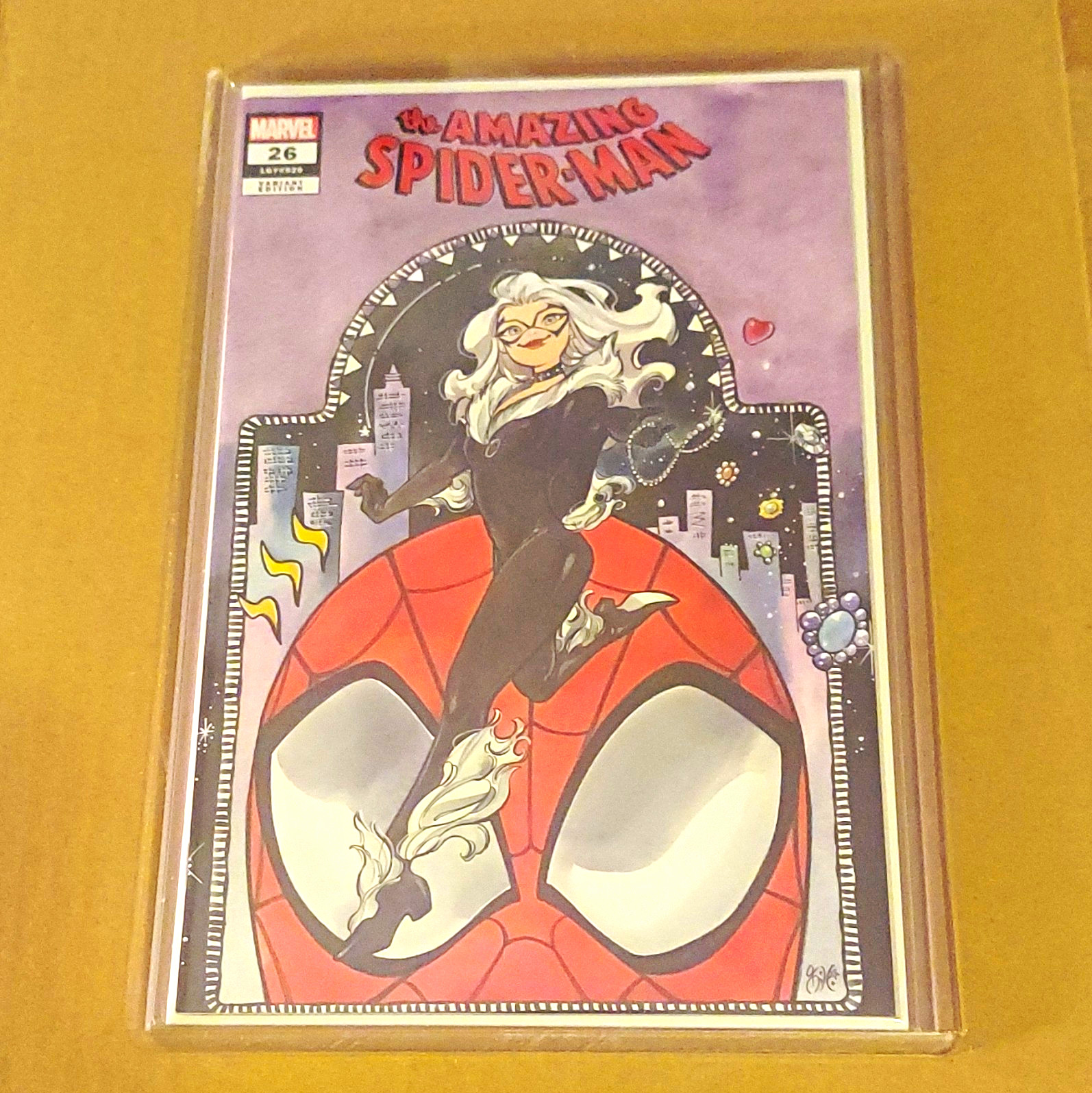 Marvel Amazing Spider-Man #26 Peach Momoko variante esclusiva Ltd 2800 copie certificato di autenticità
