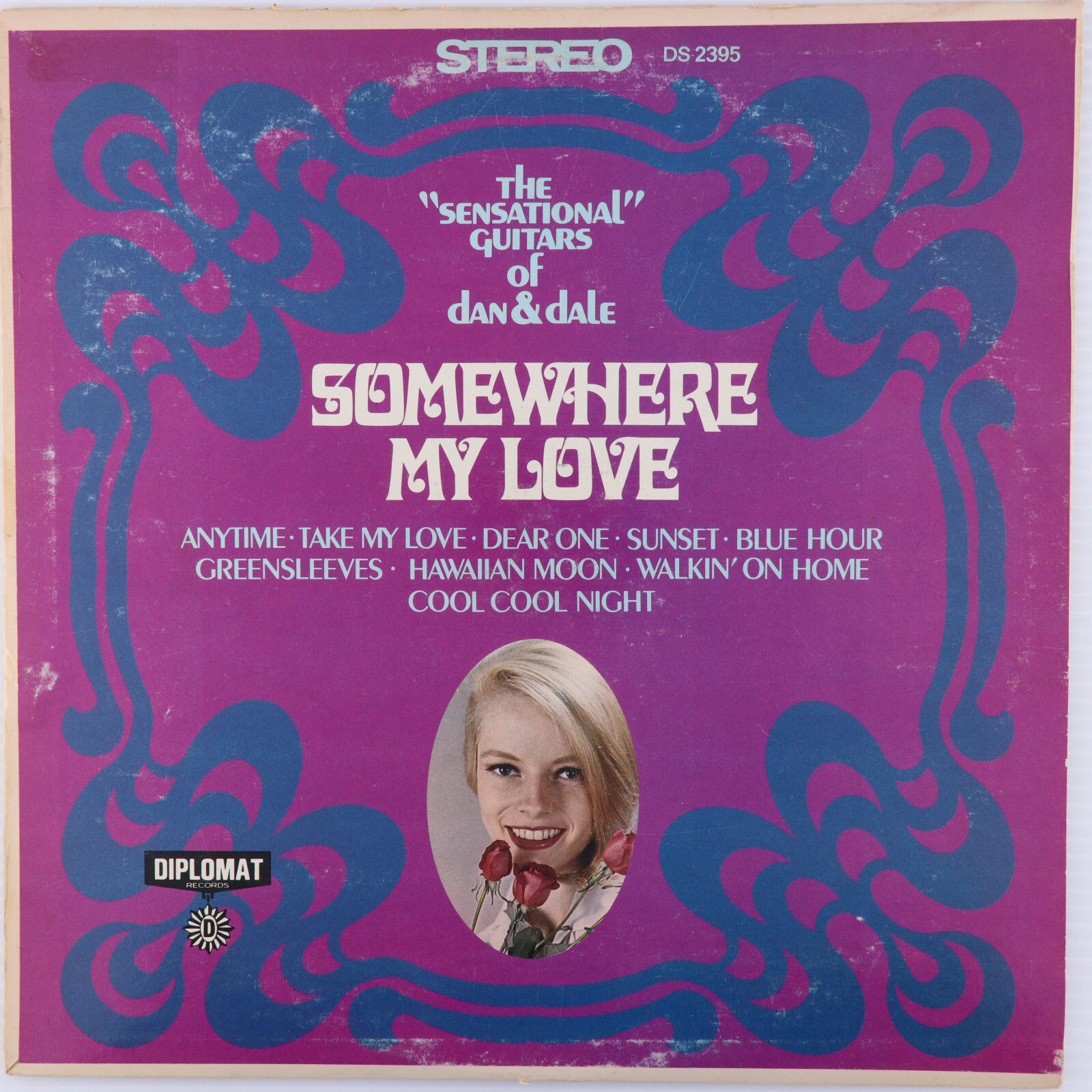 The "Sensational" Guitars Of Dan & Dale – Somewhere My Love - Stereo  LP DS 2395