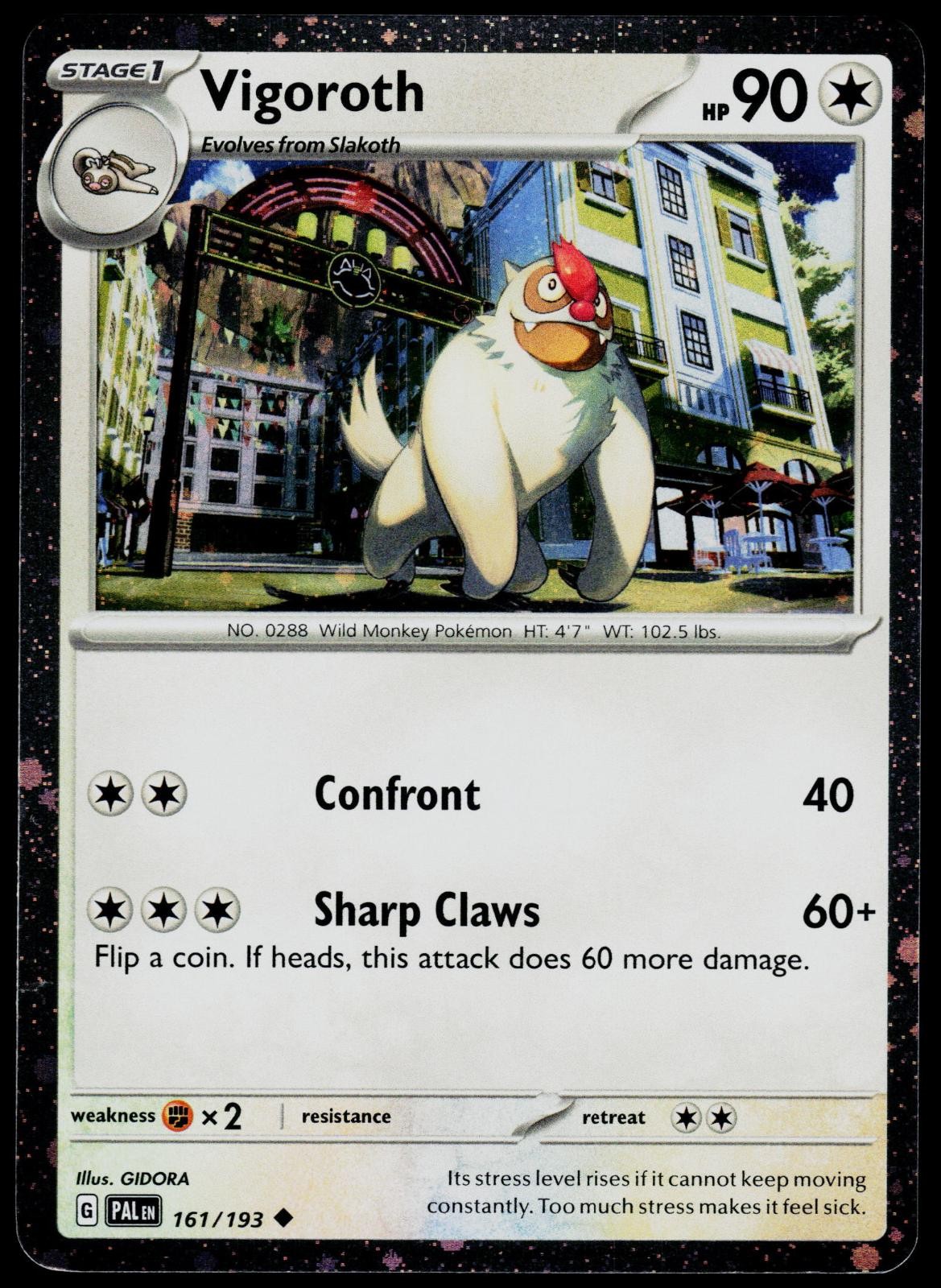 Vigoroth (Cosmos Holo) 161/193 Carte e Prodotti Vari - Pokemon NM/M