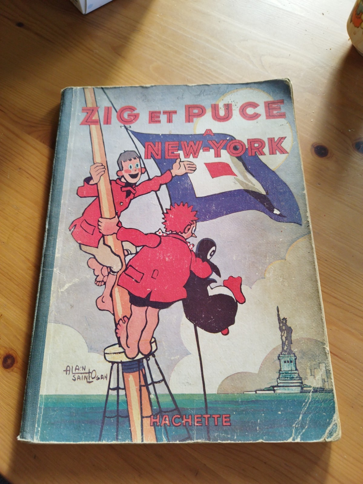 Zig Et Puce - A New-York - EO de 1930 -Alain Saint Ogan Hachette 