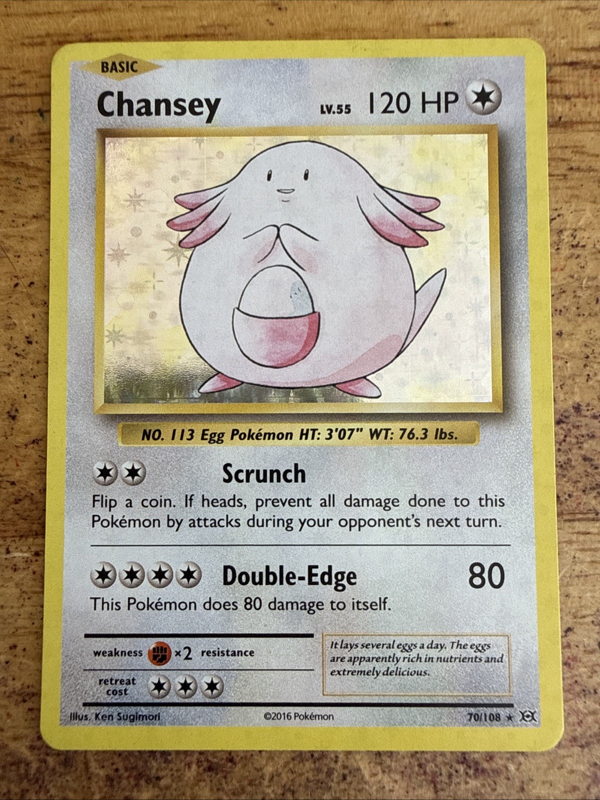 Pokémon TCG Chansey 70/108 *come nuovo* molto classificabile!