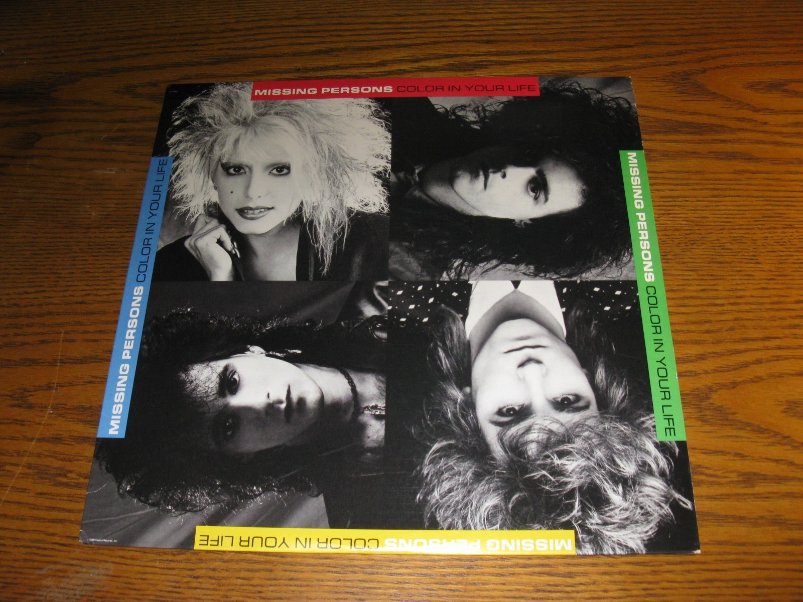 vinyl- Missing Persons- Color In Your Life - ultrasonically cleaned - new sleeve