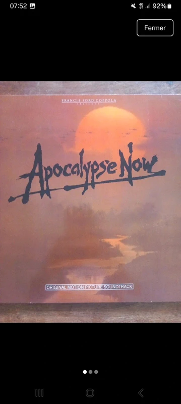 Vinyle BO Apocalypse now édition deux vinyles