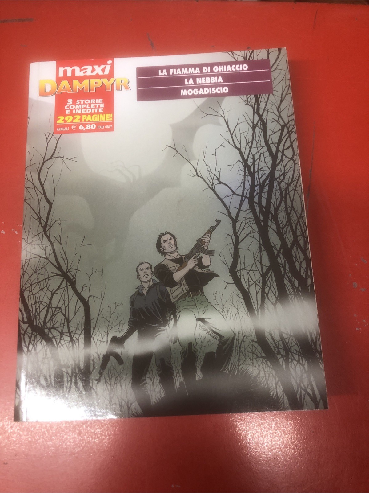 maxi DAMPYR LA FIAMMA DI GHIACCIO LA NEBBIA MOGADISCIO 292 PAGINE
