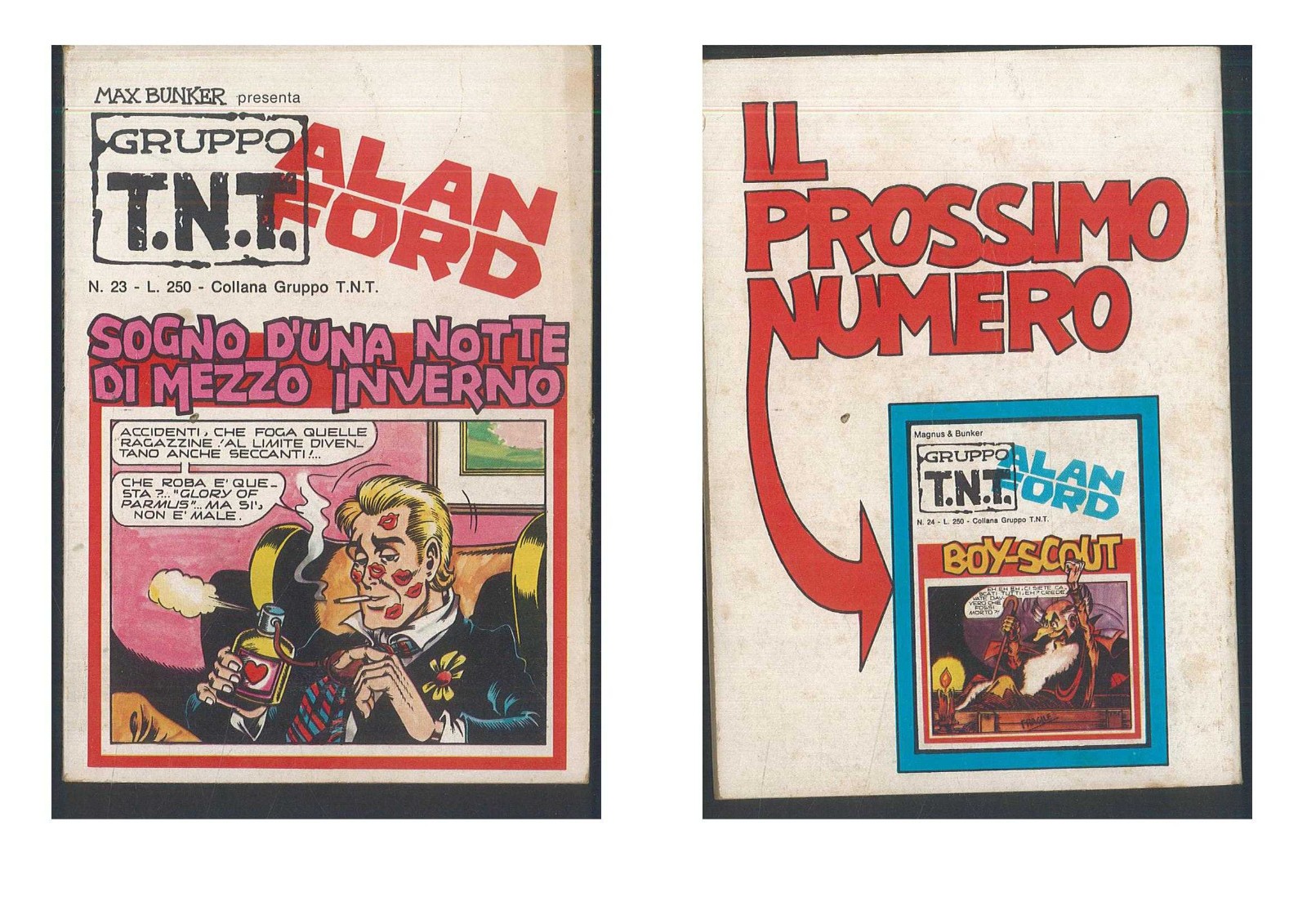 Alan Ford Gruppo T.N.T n.43 del 1976 La Festa di Capodanno Edicola Ed.Corno ▓