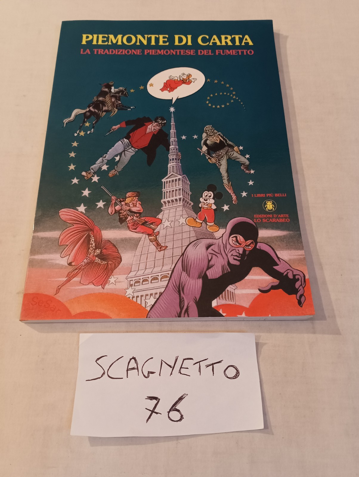 DYLAN DOG E MOLTI ALTRI su CATALOGO PIEMONTE DI CARTA del 1996 ed. Lo Scarabeo 