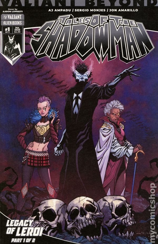 Valiant Beyond Tales of the Shadowman #7A VF 2026 Immagine Stock
