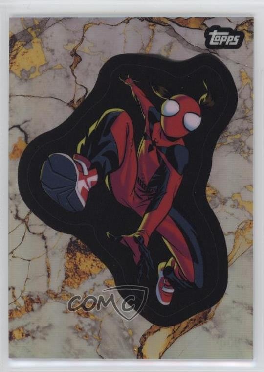 2025 Marvel Comic Book Heroes Golden Anniversary Refractor Spider-Girl #141 0kg8