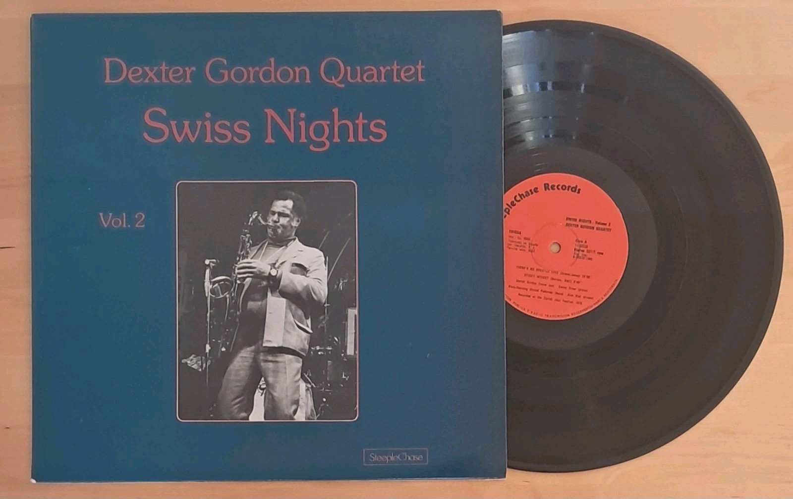 Vinyl LP Dexter Gordon Quartet - Swiss Nights Volume 2 UNPLAYED Bebop Hardbop 