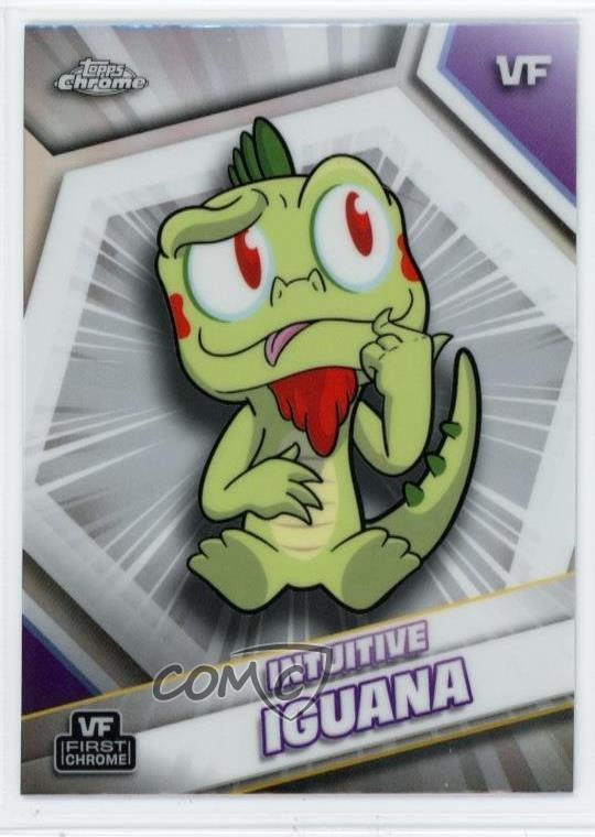 2026 Topps Chrome VeeFriends Refractor Intuitive Iguana #104 17uv