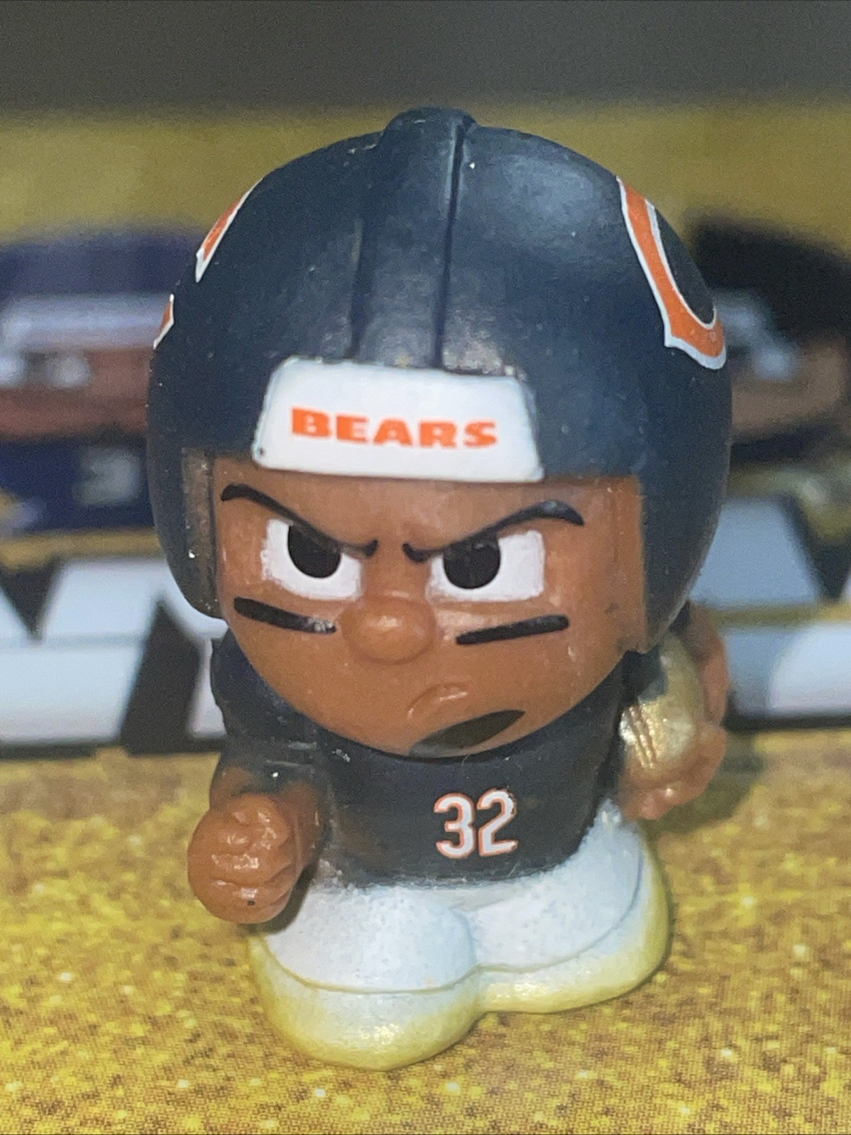 Modellino calcio DAVID MONTGOMERY Chicago Bears 1" NFL Series X TeenyMates LOOSE