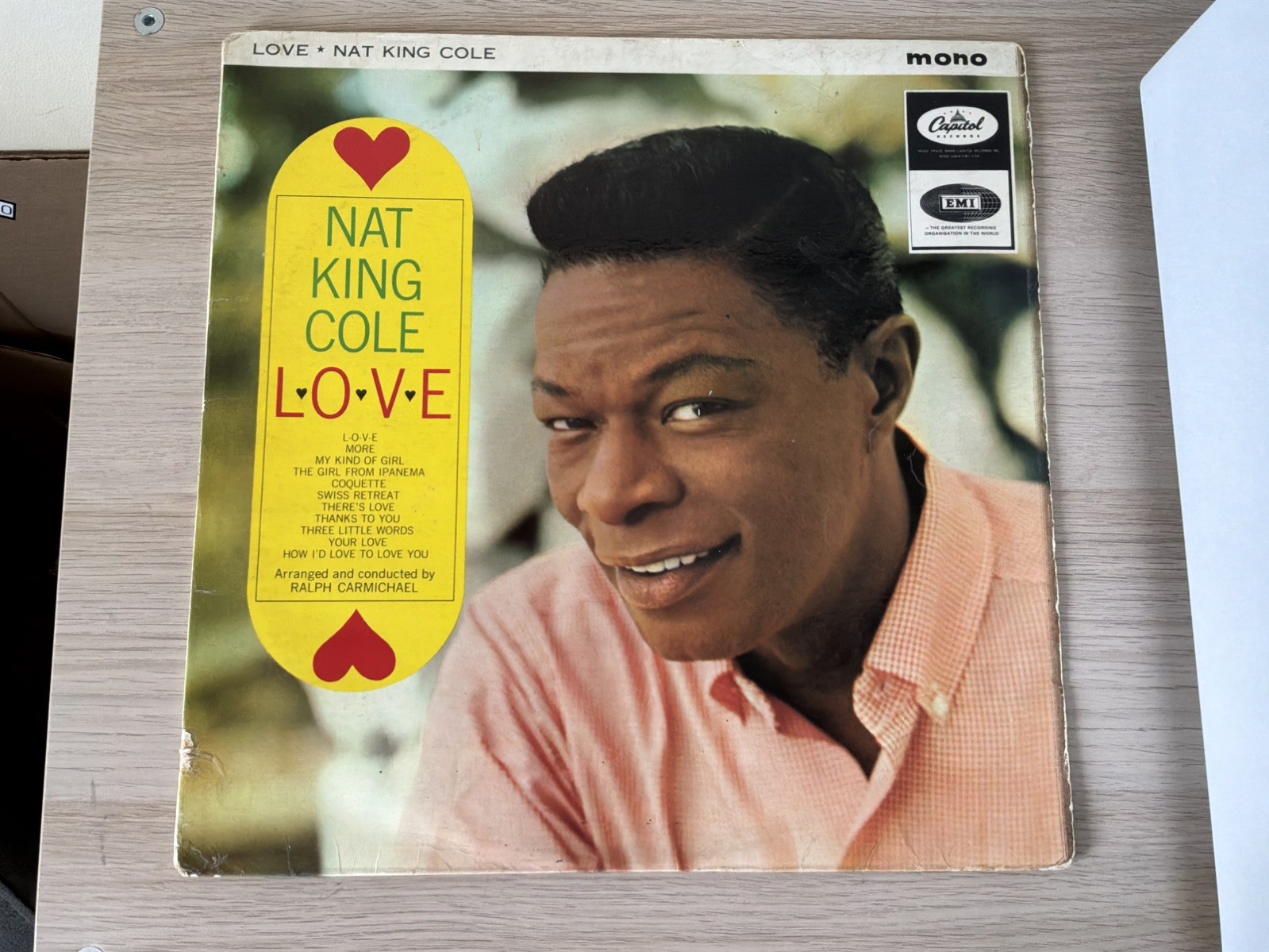 Nat King Cole l-o-v-e EMI Capitol UK Stereo ST 2195 EX