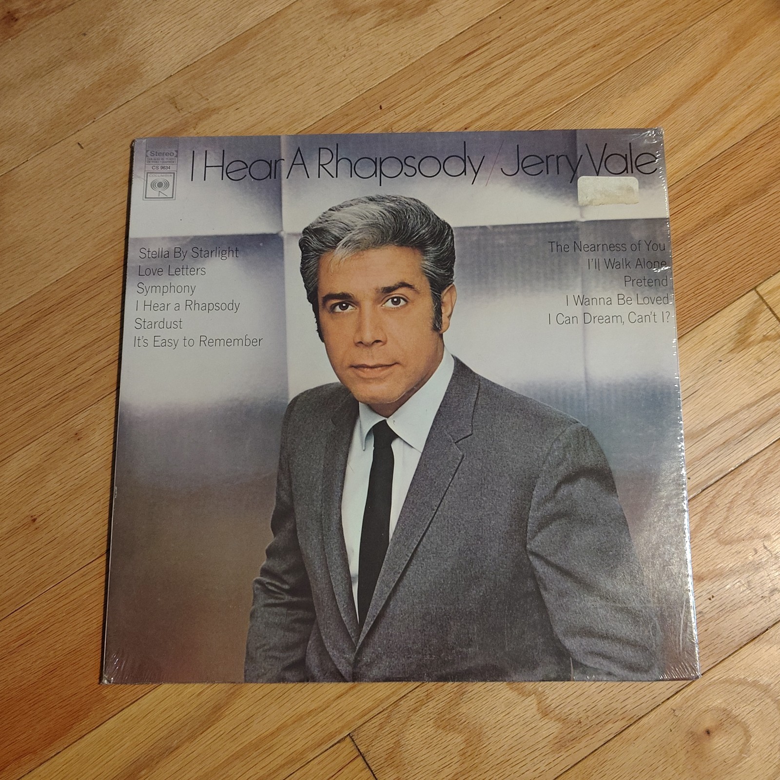 Jerry Vale - I Hear a Rhapsody (1968 Vinyl LP) Columbia CS 9634 FACTORY SEALED 