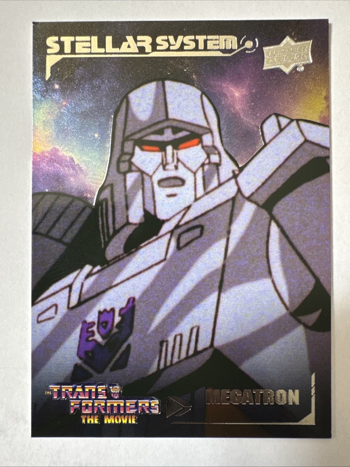 2026 Upper Deck Transformers 40th Megatron SS-6 Stellar System Insert NM