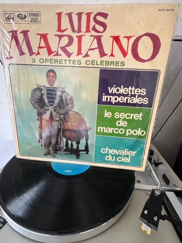 33T Luis Mariano – 3 Opérettes Célèbres Disque vinyle