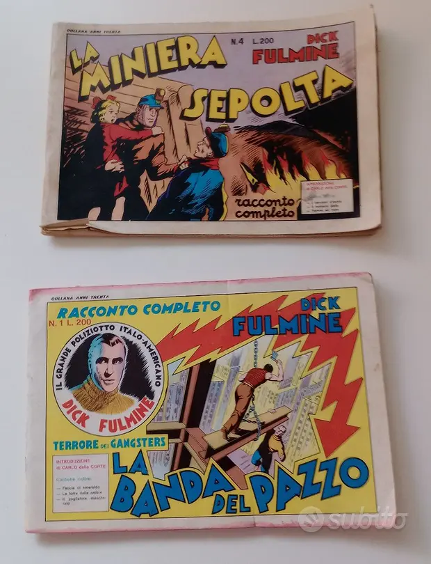Fumetti Dick Fulmine - Collana anni trenta  1967