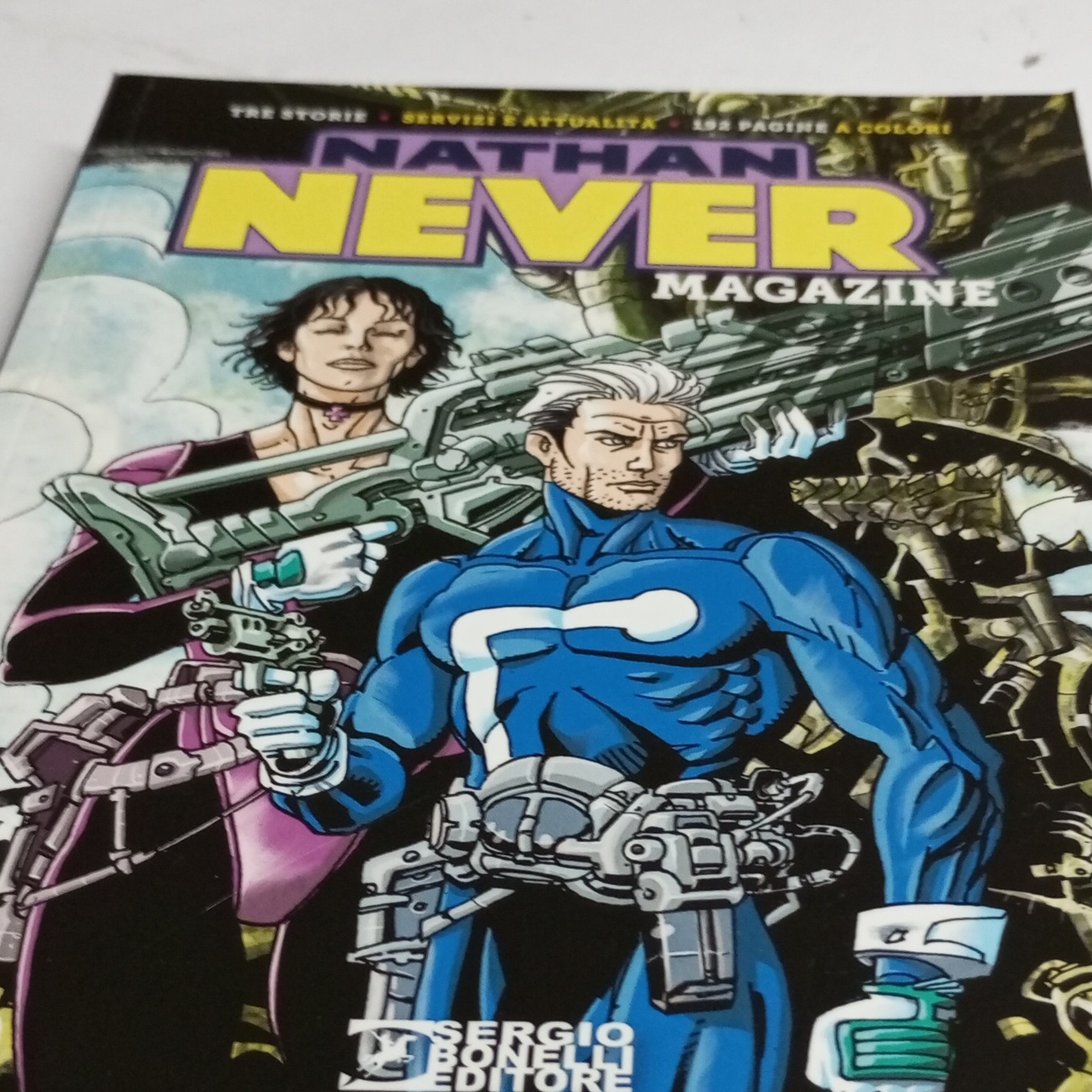 Sergio Bonelli Editore Nathan Never Magazine 2017 bimestrale italiano Legs