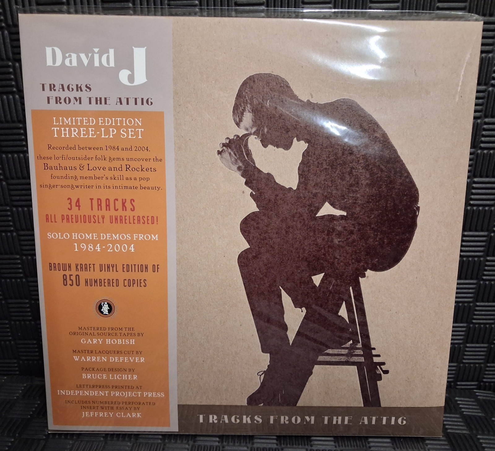 David J - Tracks From The Attic [New Vinyl LP] Brown Vinyl x3