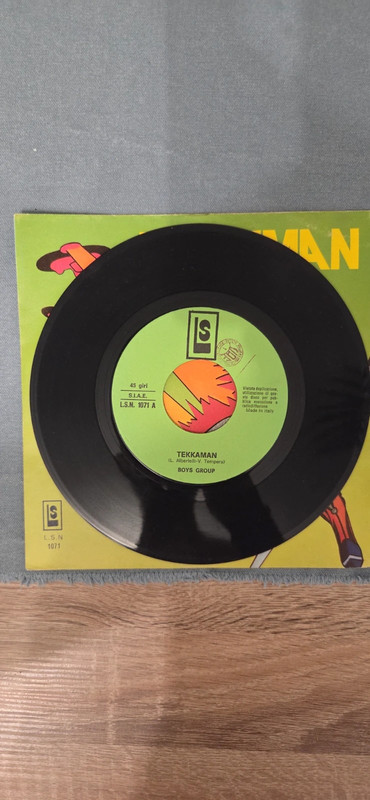 Tekkaman – 45 Giri Originale 1980 "Tekkaman / In Mezzo al Mar" Boys Group
